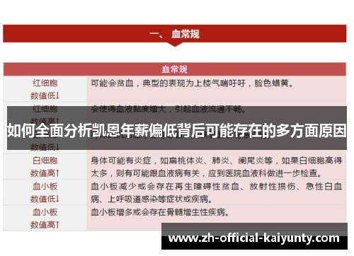 如何全面分析凯恩年薪偏低背后可能存在的多方面原因